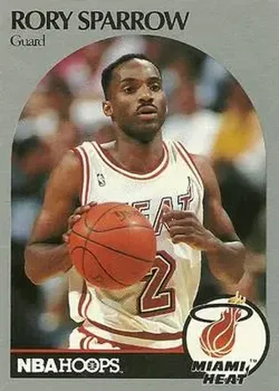 1990-91 Hoops #170 - Rory Sparrow - Miami Heat 1990-91 Hoops #170 - Rory Sparrow - Miami Heat