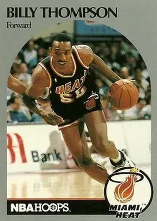 1990-91 Hoops #171 - Billy Thompson - Miami Heat
