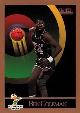 1990-91 SkyBox #156 - Ben Coleman - Milwaukee Bucks