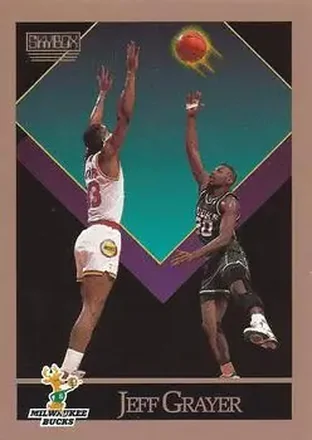1990-91 SkyBox #157 - Jeff Grayer - Milwaukee Bucks