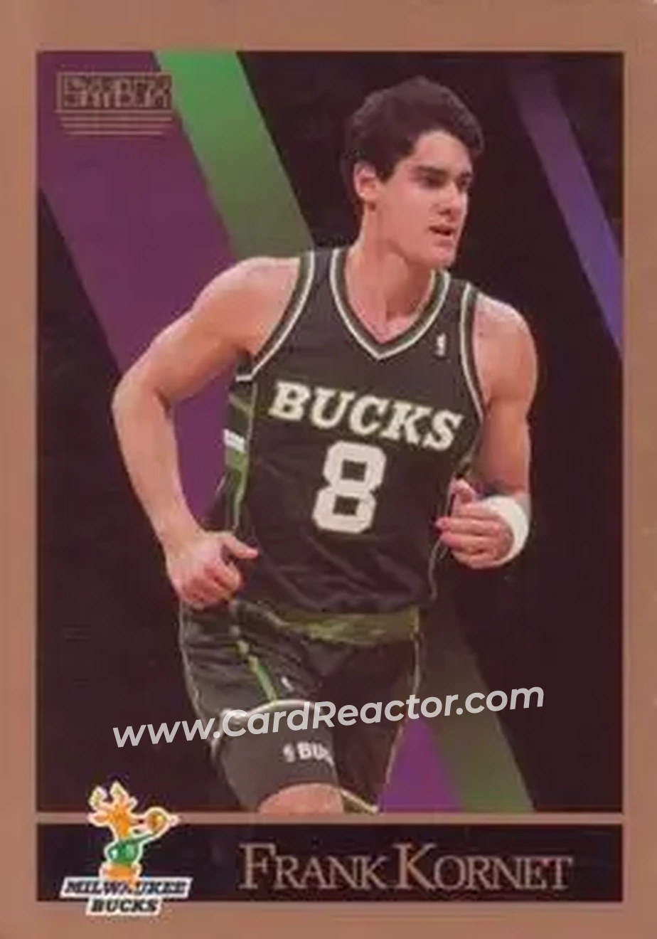 1990-91 SkyBox #159 - Frank Kornet - Milwaukee Bucks - Front