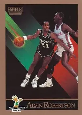 1990-91 SkyBox #165 - Alvin Robertson - Milwaukee Bucks