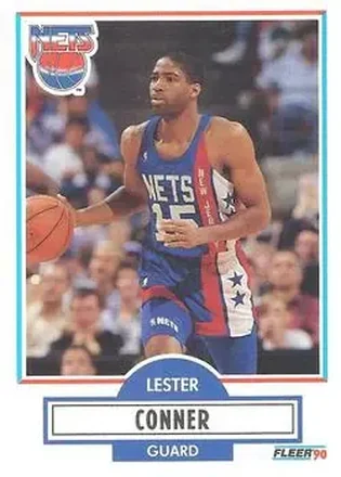 1990-91 Fleer #119 - Lester Conner - New Jersey Nets