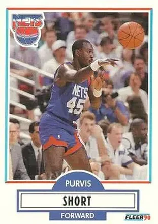 1990-91 Fleer #123 - Purvis Short - New Jersey Nets