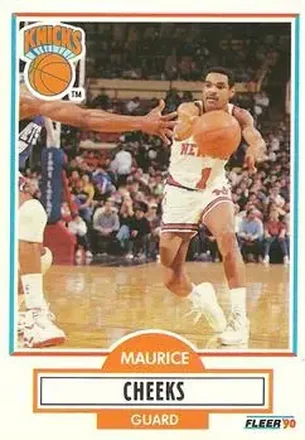1990-91 Fleer #124 - Maurice Cheeks - New York Knicks