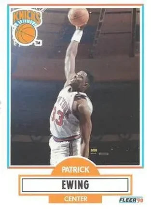 1990-91 Fleer #125 - Patrick Ewing - New York Knicks