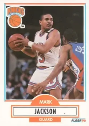 1990-91 Fleer #126 - Mark Jackson - New York Knicks
