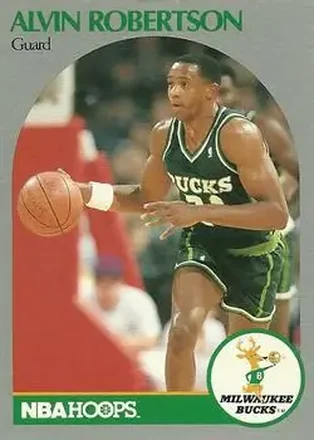 1990-91 Hoops #182 - Alvin Robertson - Milwaukee Bucks