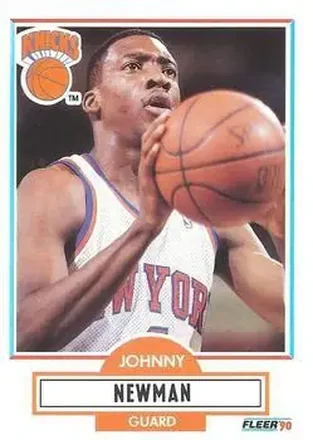 1990-91 Fleer #127 - Johnny Newman - New York Knicks