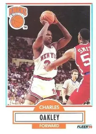 1990-91 Fleer #128 - Charles Oakley - New York Knicks
