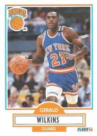 1990-91 Fleer #131 - Gerald Wilkins - New York Knicks