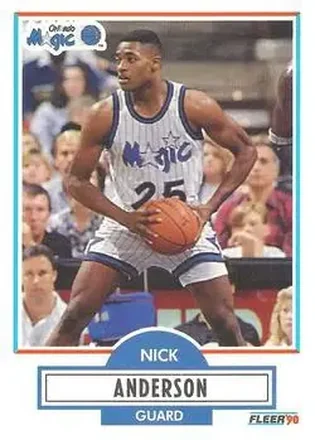 1990-91 Fleer #132 - Nick Anderson - Orlando Magic