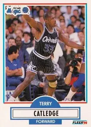 1990-91 Fleer #133 - Terry Catledge - Orlando Magic