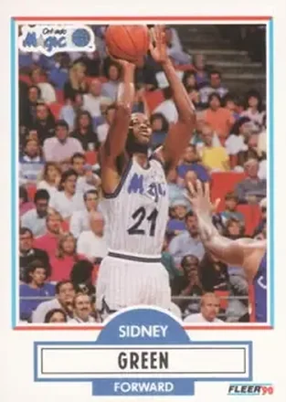 1990-91 Fleer #134 - Sidney Green - Orlando Magic