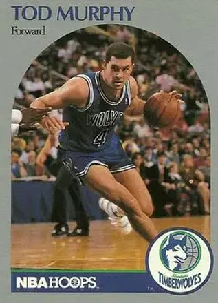 1990-91 Hoops #189 - Tod Murphy - Minnesota Timberwolves