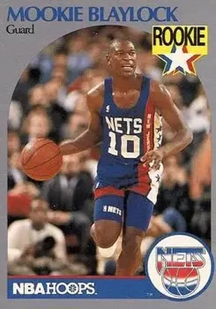 1990-91 Hoops #193 - Mookie Blaylock - New Jersey Nets
