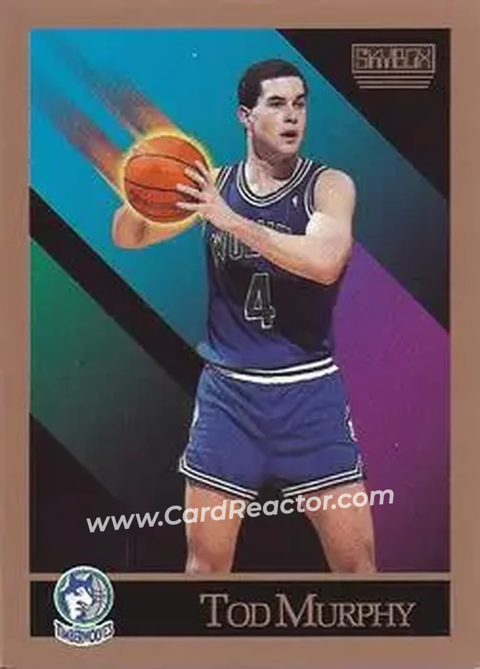 1990-91 SkyBox #172 - Tod Murphy - Minnesota Timberwolves - Front