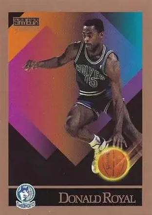 1990-91 SkyBox #174 - Donald Royal - Minnesota Timberwolves