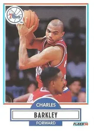 1990-91 Fleer #139 - Charles Barkley - Philadelphia 76ers
