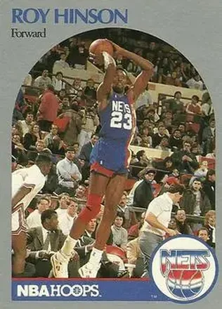 1990-91 Hoops #198 - Roy Hinson - New Jersey Nets