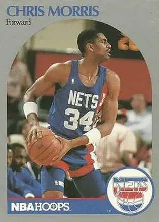 1990-91 Hoops #200 - Chris Morris - New Jersey Nets