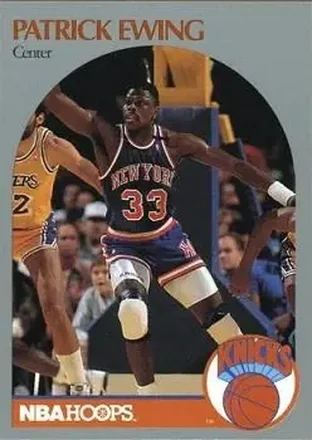 1990-91 Hoops #203 - Patrick Ewing - New York Knicks