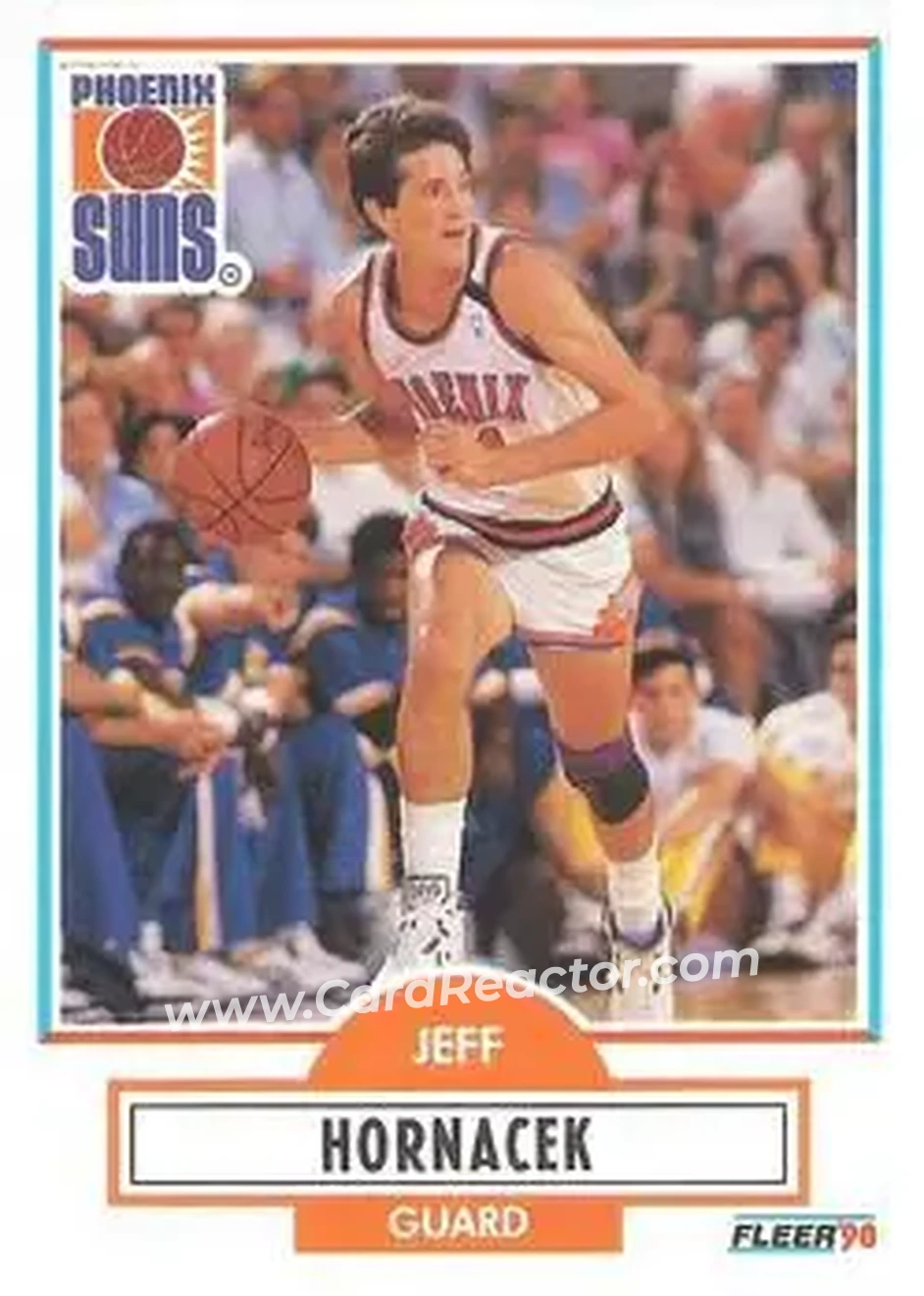1990-91 Fleer #147 - Jeff Hornacek - Phoenix Suns - Front