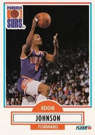 1990-91 Fleer #148 - Eddie Johnson - Phoenix Suns