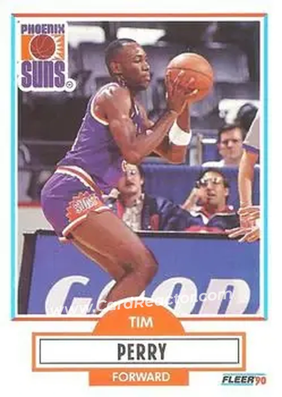 1990-91 Fleer #151 - Tim Perry - Phoenix Suns - Front 1990-91 Fleer #151 - Tim Perry - Phoenix Suns - Front