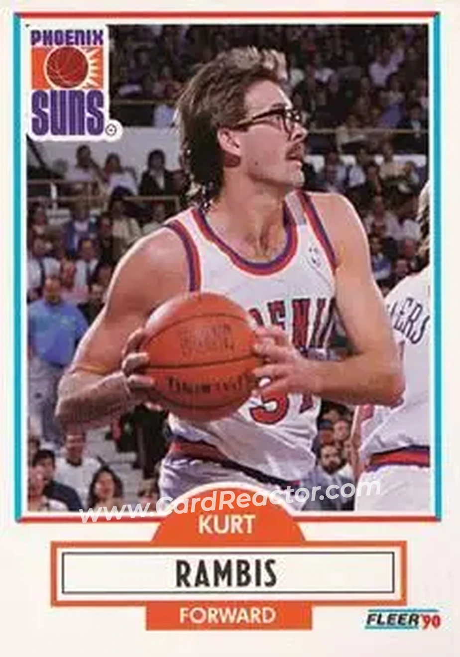 1990-91 Fleer #152 - Kurt Rambis - Phoenix Suns - Front