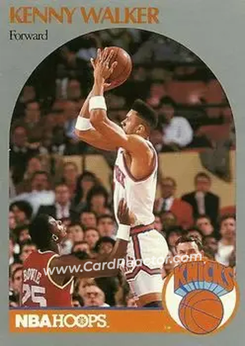 1990-91 Hoops #210 - Kenny Walker - New York Knicks - Front