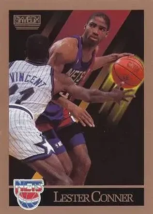 1990-91 SkyBox #178 - Lester Conner - New Jersey Nets