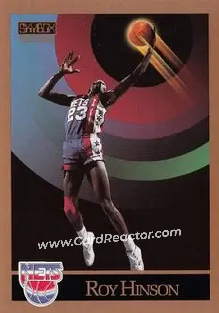 1990-91 SkyBox #181 - Roy Hinson - New Jersey Nets - Front