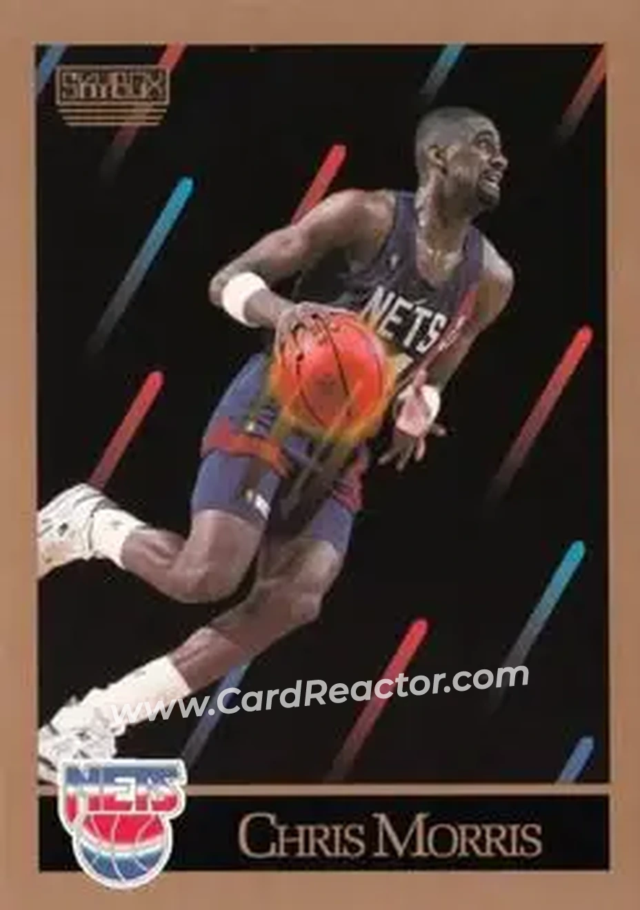 1990-91 SkyBox #183 - Chris Morris - New Jersey Nets - Front