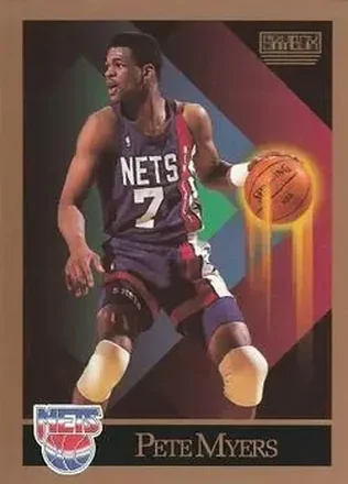 1990-91 SkyBox #184 - Pete Myers - New Jersey Nets