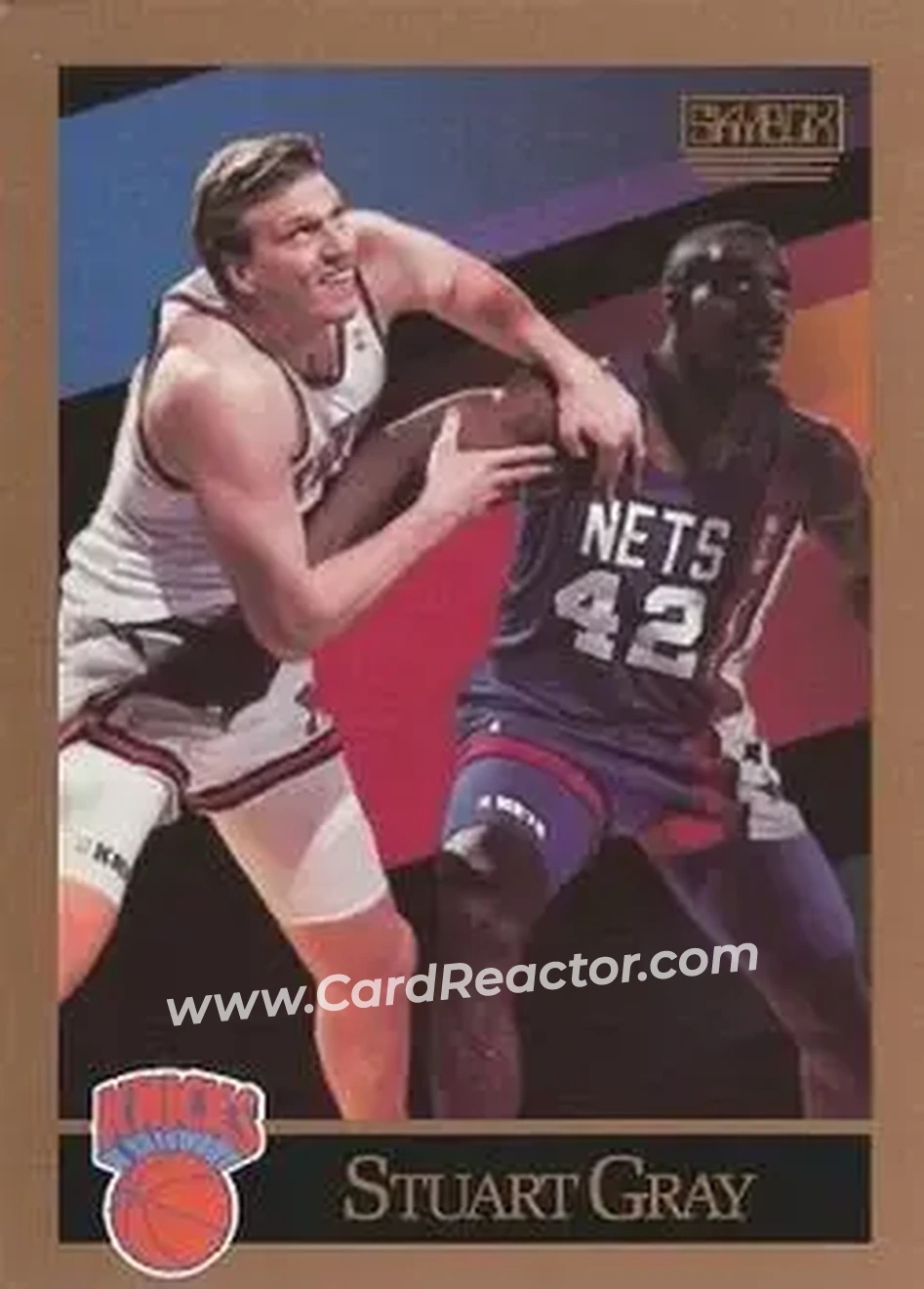 1990-91 SkyBox #188 - Stuart Gray - New York Knicks - Front 1990-91 SkyBox #188 - Stuart Gray - New York Knicks - Front