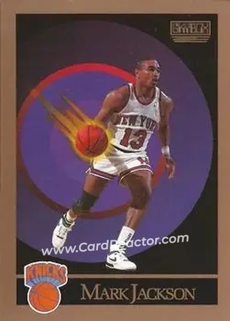 1990-91 SkyBox #189 - Mark Jackson - New York Knicks - Front 1990-91 SkyBox #189 - Mark Jackson - New York Knicks - Front