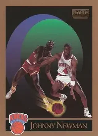 1990-91 SkyBox #190 - Johnny Newman - New York Knicks