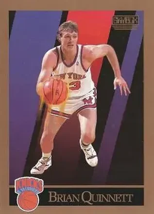 1990-91 SkyBox #192 - Brian Quinnett - New York Knicks