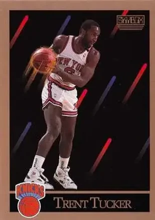 1990-91 SkyBox #193 - Trent Tucker - New York Knicks