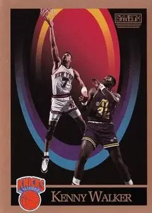 1990-91 SkyBox #195 - Kenny Walker - New York Knicks
