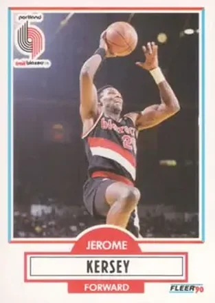 1990-91 Fleer #157 - Jerome Kersey - Portland Trail Blazers