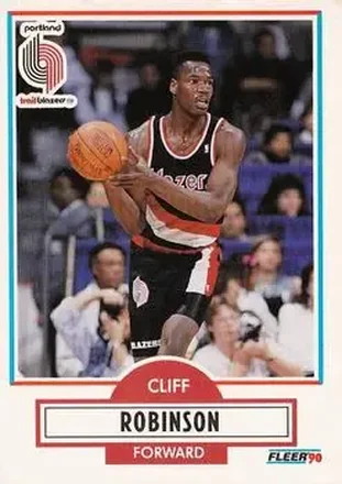 1990-91 Fleer #159 - Clifford Robinson - Portland Trail Blazers