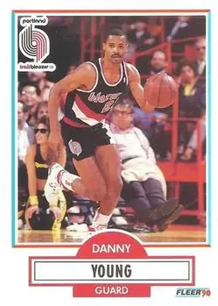 1990-91 Fleer #161 - Danny Young - Portland Trail Blazers