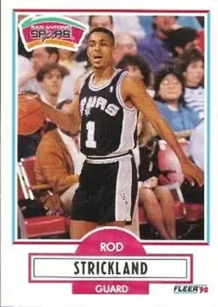 1990-91 Fleer #173 - Rod Strickland - San Antonio Spurs