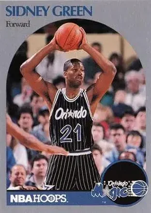 1990-91 Hoops #218 - Sidney Green - Orlando Magic
