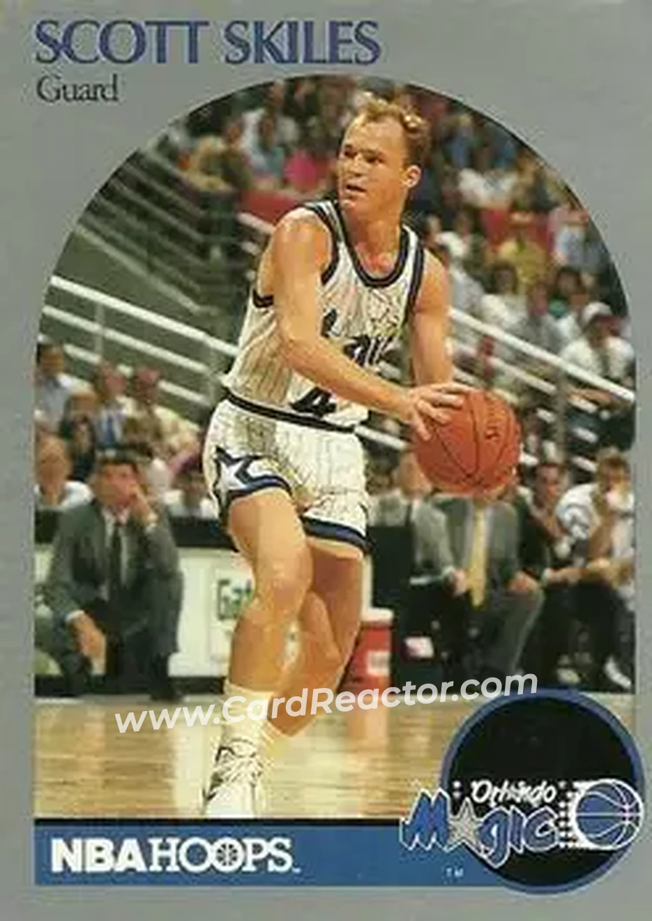 1990-91 Hoops #220 - Scott Skiles - Orlando Magic - Front 1990-91 Hoops #220 - Scott Skiles - Orlando Magic - Front