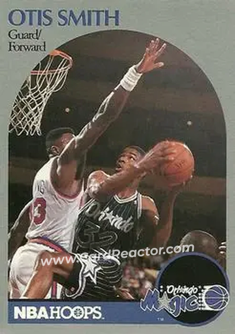 1990-91 Hoops #221 - Otis Smith - Orlando Magic - Front