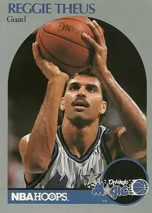 1990-91 Hoops #222 - Reggie Theus - Orlando Magic