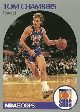 1990-91 Hoops #234 - Tom Chambers - Phoenix Suns